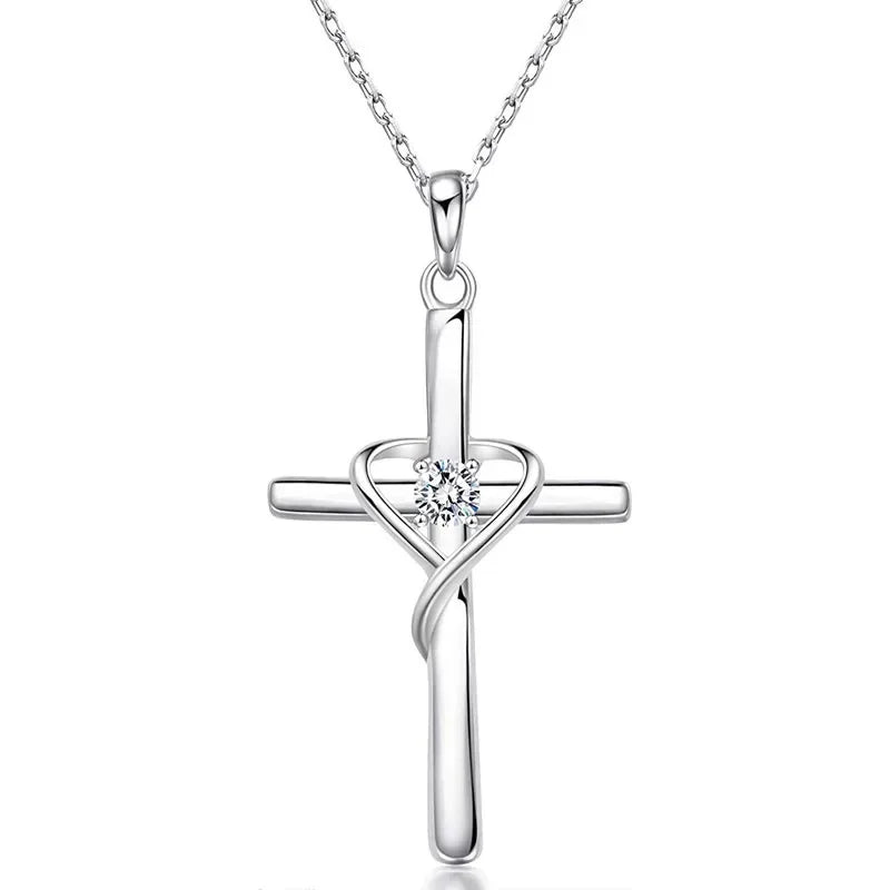 New High end Geometric Design Love Cube Zirconia Necklace with Sparkling Zirconia Jewelry Elegant Daily Accessories Wholesale