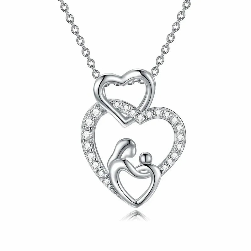 New High end Geometric Design Love Cube Zirconia Necklace with Sparkling Zirconia Jewelry Elegant Daily Accessories Wholesale