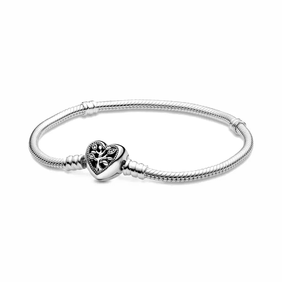 Heart Snake Chain Bracelet For Women Flower Tree Clasp Femme Love Bracelet Decoration Bangle Accessories Jewelry Gift HOT SALE
