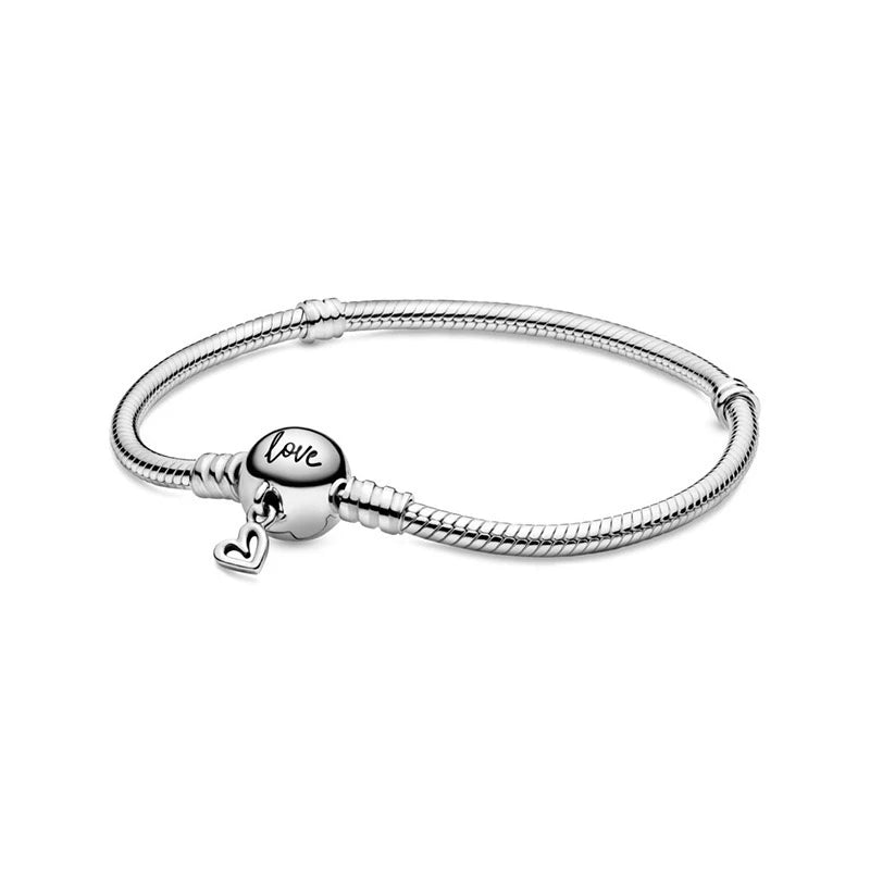 Heart Snake Chain Bracelet For Women Flower Tree Clasp Femme Love Bracelet Decoration Bangle Accessories Jewelry Gift HOT SALE