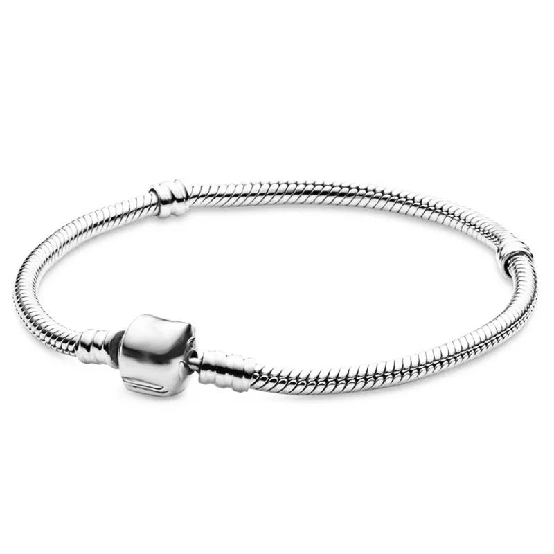 Heart Snake Chain Bracelet For Women Flower Tree Clasp Femme Love Bracelet Decoration Bangle Accessories Jewelry Gift HOT SALE