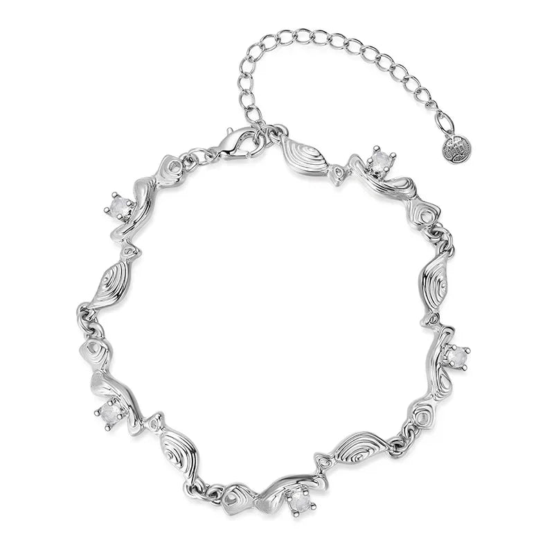 Original Abstract Irregular Women's Bracelet Non-fading Summer Cold Style Fashion Versatile High-End Feeling Hand Jewelry