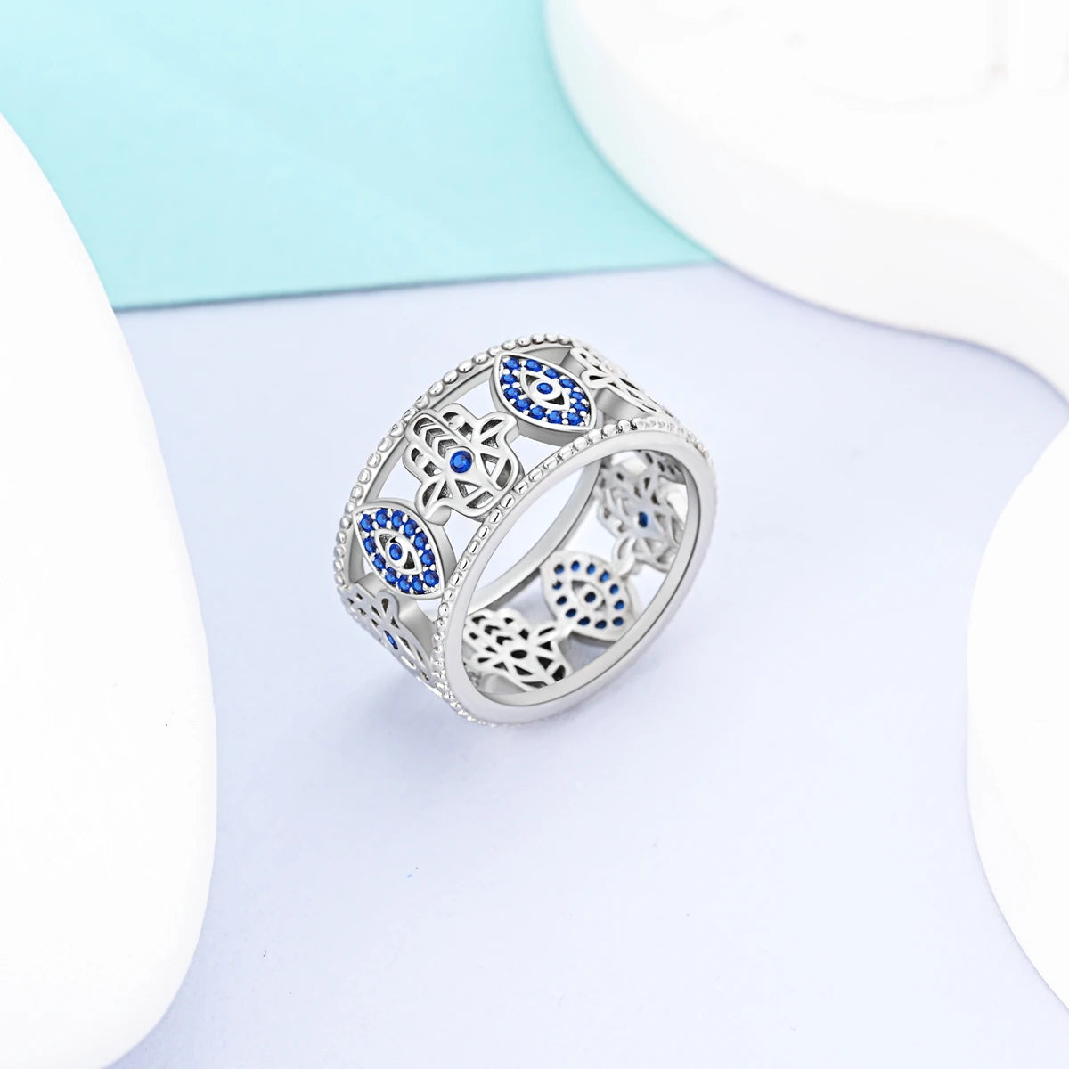 Original 925 Silver Ring For Woman Heart Star Sparkling Zircon Engagement Anniversary Fashion Jewelry