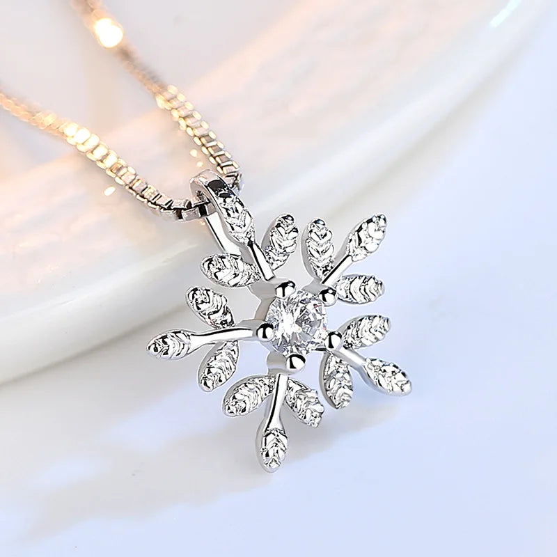 925 Sterling Silver Necklace for Women Simple Irregular Heart Moon Trendy Simple Geometric Handmade Chocker Fine Jewelry