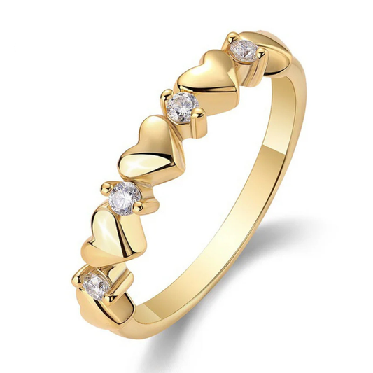 2mm Moissanite Ring for Women 18k Plated Lab Diamond Solid S925 Silver Matching Party Ring Jewelry