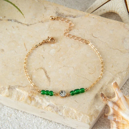 Fashionable Single-Layer Alloy Heart-Shaped Butterfly Eye Bracelet Women's Jewelry Accessory Versatile And Stylish Handwear