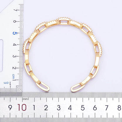 Nidin New Fashion Women Exaggerated Open Bracelets Female Rhinestone Luxury Temperament Exquisite Design Hand Shiny Jewelry Gift