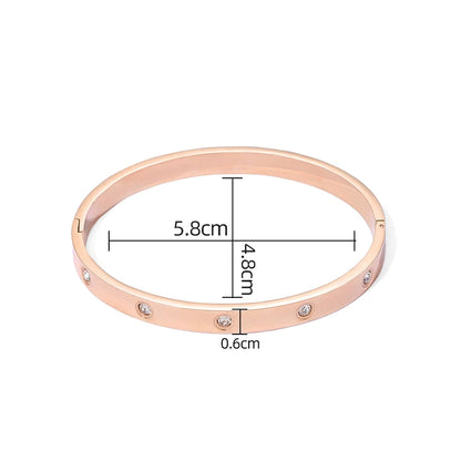UILZ 316L Cross Design Bracelets Bangle Gold Color Waterproof Stainless Steel Luxury Brand Bangles For Women Gift Drop Shipping