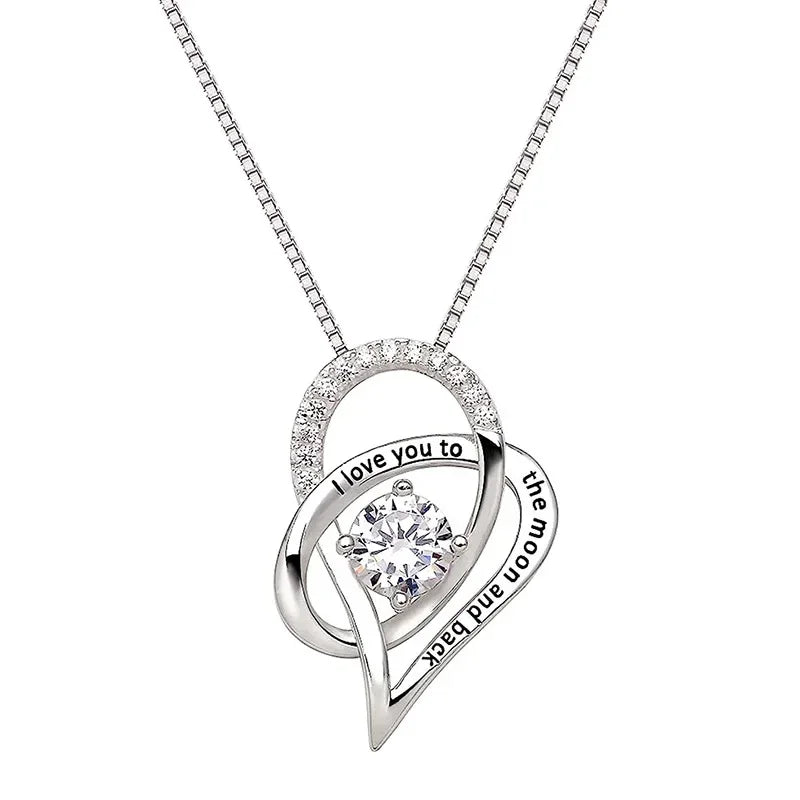 2025 New Geometric Design Zircon Sparkling Necklace Engraved with High End Design Sense Jewelry Elegant Daily Accessories