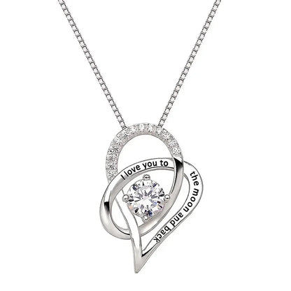 2025 New Geometric Design Zircon Sparkling Necklace Engraved with High End Design Sense Jewelry Elegant Daily Accessories