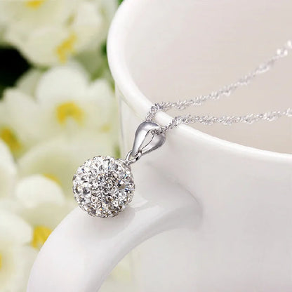 925 Sterling Silver Necklace for Women Simple Irregular Heart Moon Trendy Simple Geometric Handmade Chocker Fine Jewelry