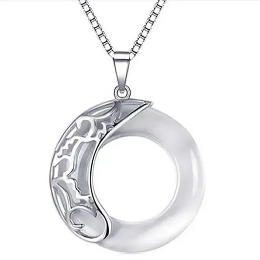 Unisex Alloy Necklace Dragon Pattern Guardian Sun Moon Couple Jewelry Accessories DIY Pendant Student Fashion Jewelry