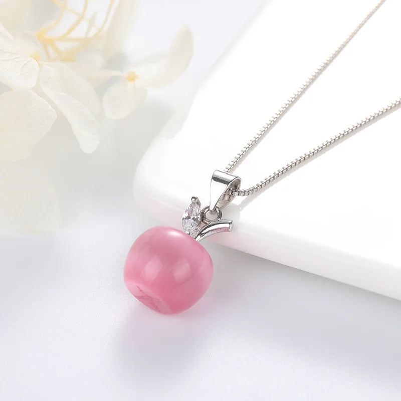 925 Sterling Silver Necklace for Women Simple Irregular Heart Moon Trendy Simple Geometric Handmade Chocker Fine Jewelry