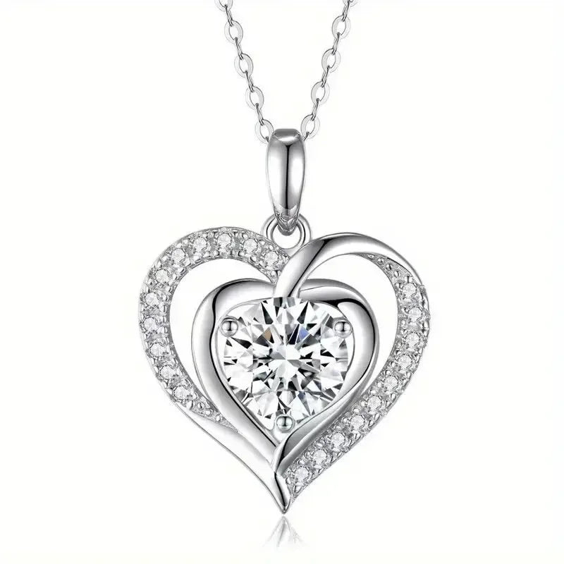 2025 New Geometric Design Zircon Sparkling Necklace Engraved with High End Design Sense Jewelry Elegant Daily Accessories