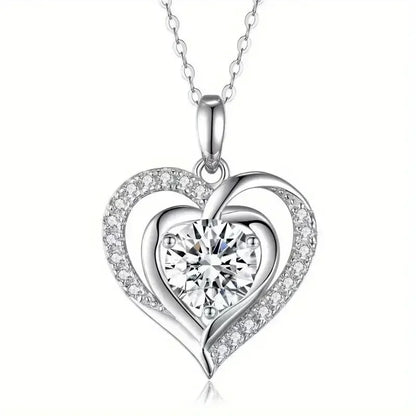 2025 New Geometric Design Zircon Sparkling Necklace Engraved with High End Design Sense Jewelry Elegant Daily Accessories