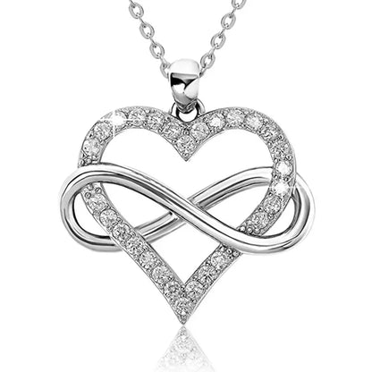 New High end Geometric Design Love Cube Zirconia Necklace with Sparkling Zirconia Jewelry Elegant Daily Accessories Wholesale
