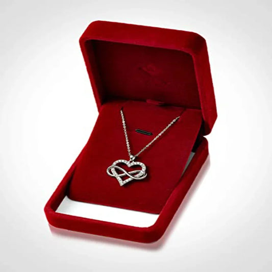 New High end Geometric Design Love Cube Zirconia Necklace with Sparkling Zirconia Jewelry Elegant Daily Accessories Wholesale