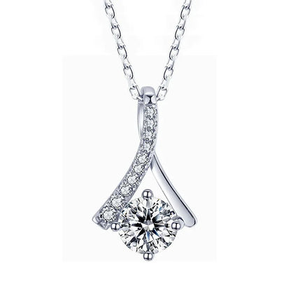 2025 New Geometric Design Zircon Sparkling Necklace Engraved with High End Design Sense Jewelry Elegant Daily Accessories