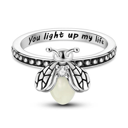 Original 925 Silver Ring For Woman Heart Star Sparkling Zircon Engagement Anniversary Fashion Jewelry