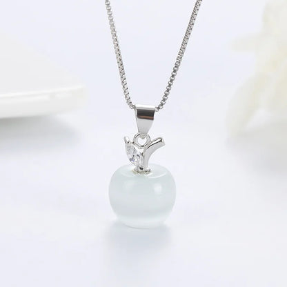 925 Sterling Silver Necklace for Women Simple Irregular Heart Moon Trendy Simple Geometric Handmade Chocker Fine Jewelry