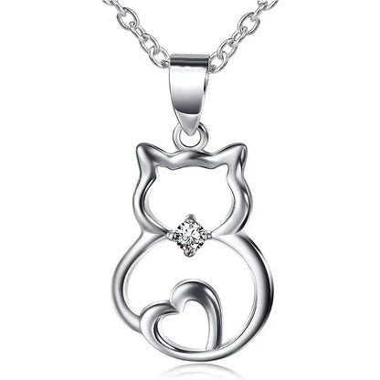 New High end Geometric Design Love Cube Zirconia Necklace with Sparkling Zirconia Jewelry Elegant Daily Accessories Wholesale