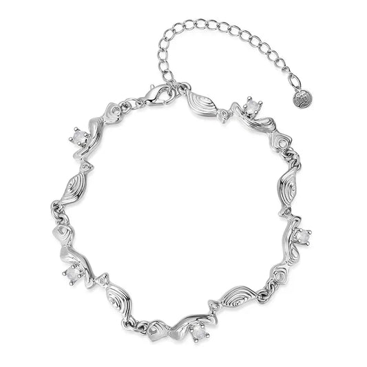 Original Abstract Irregular Women's Bracelet Non-fading Summer Cold Style Fashion Versatile High-End Feeling Hand Jewelry