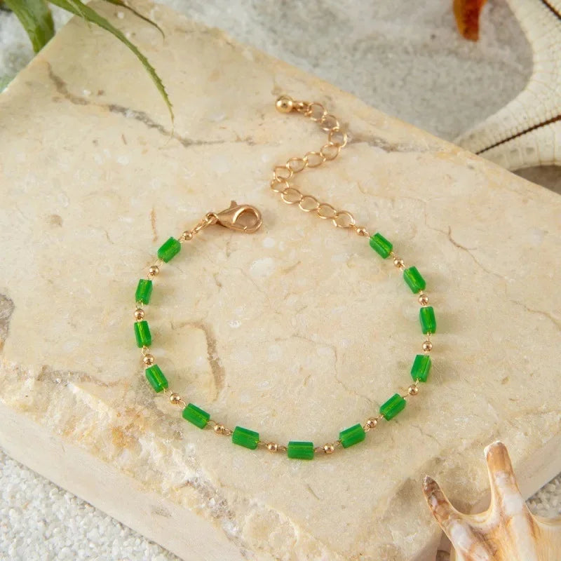 Fashionable Single-Layer Alloy Heart-Shaped Butterfly Eye Bracelet Women's Jewelry Accessory Versatile And Stylish Handwear