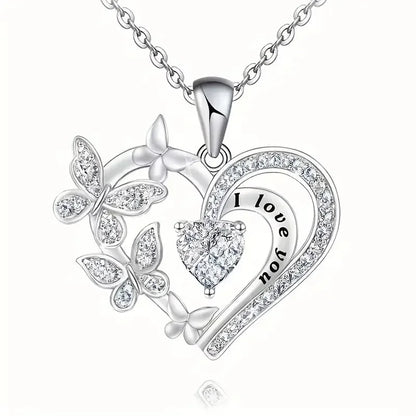 2025 New Geometric Design Zircon Sparkling Necklace Engraved with High End Design Sense Jewelry Elegant Daily Accessories