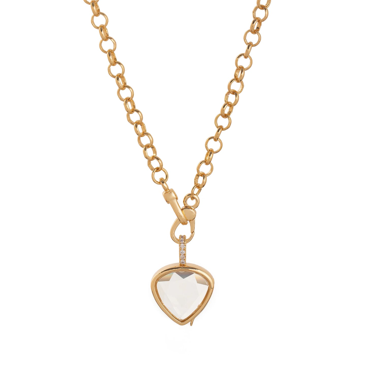Retro personality picture box pendant with openable DIY pendant, hollow design, transparent box, gold-plated color preservation