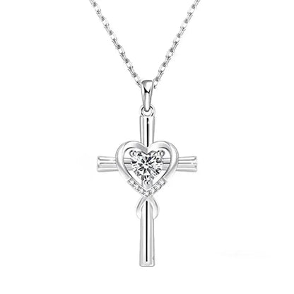 New High end Geometric Design Love Cube Zirconia Necklace with Sparkling Zirconia Jewelry Elegant Daily Accessories Wholesale